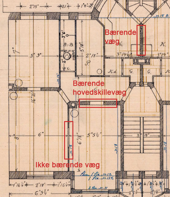 Bærendevæg - nedrivning af væg Bærendevæg - nedrivning af væg